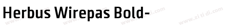 Herbus Wirepas Bold字体转换